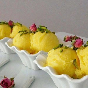 طرز تهیه بستنی سنتی یا زعفرانی خانگی