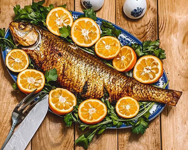 طرز تهیه ماهی شکم پر به روش ساده