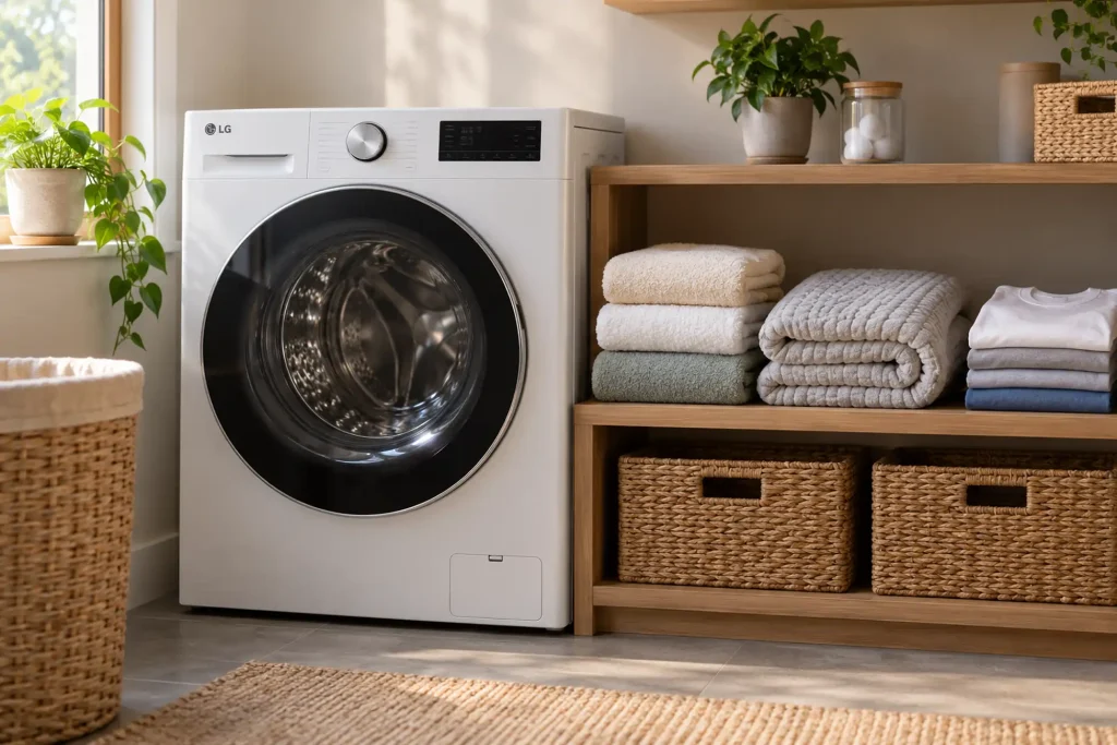 کدام برنامه لباسشویی ال جی برای حوله، پتو و لباس های روزمره مناسب تر است